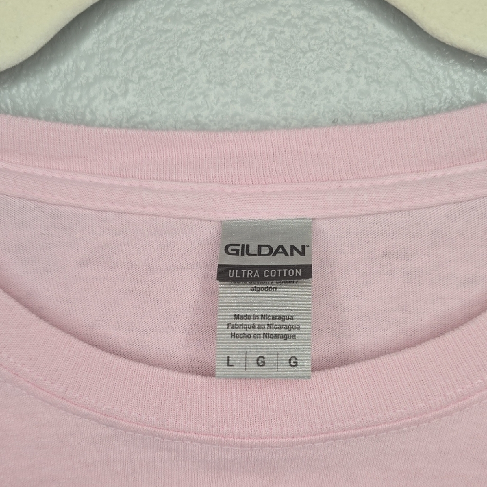 Gildan Pink and Black French Bulldog Tank Top - Picture 2 of 4